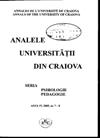 Annales de l’Universit de Craiova, Srie Psychologie. Pdagogie. 7 - 8